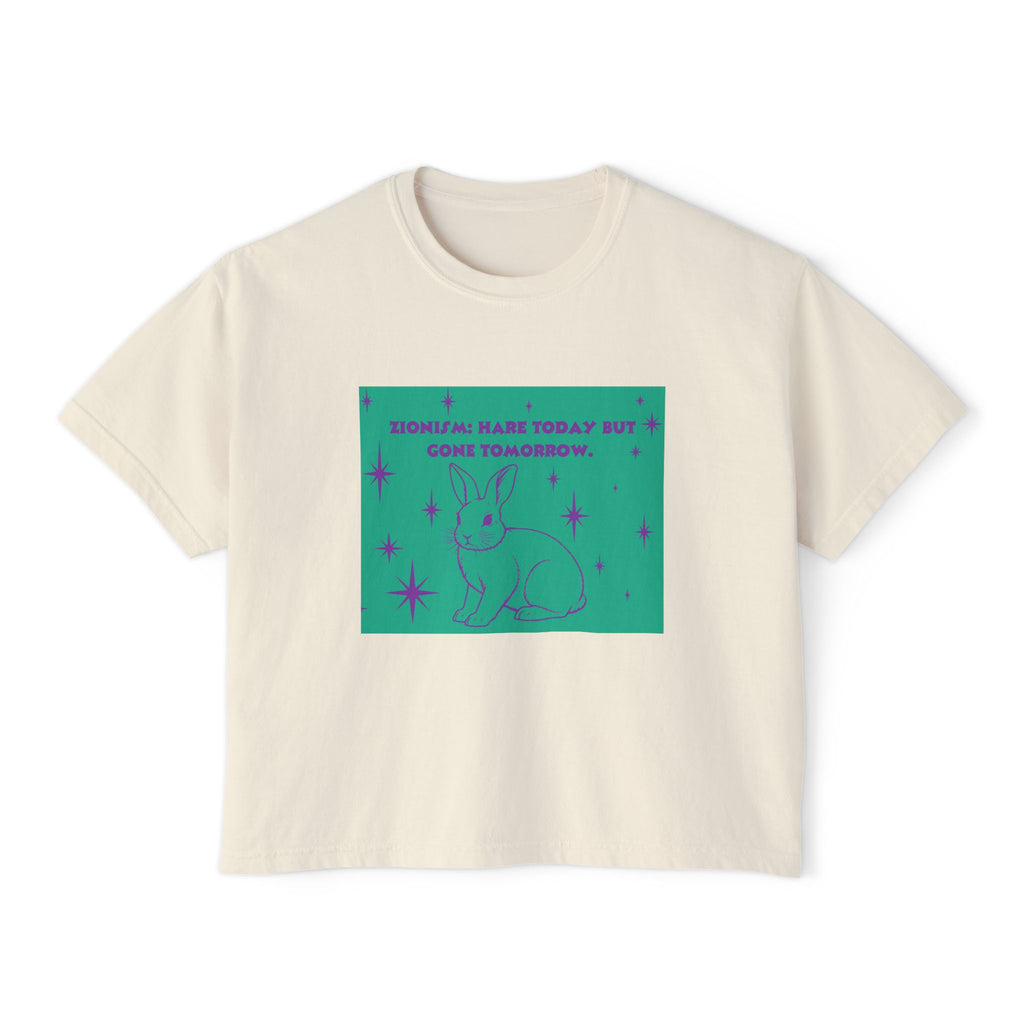 Women's Boxy Tee-Hare Today Gone Tomorrow